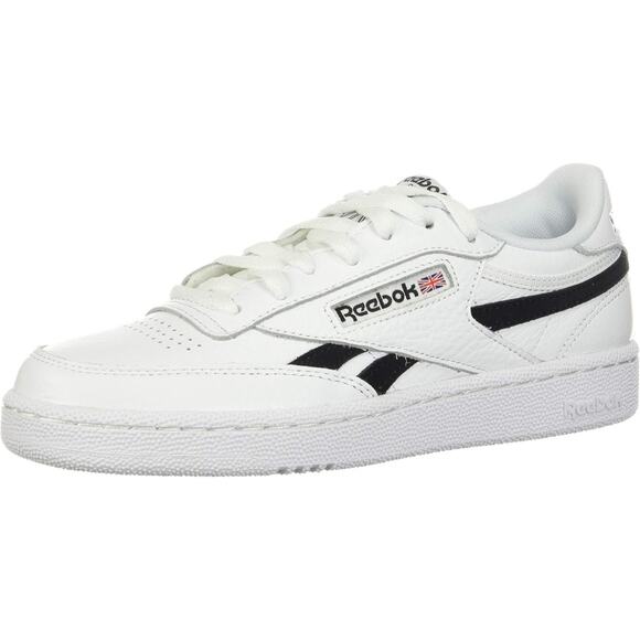 Reebok Men's Club C Sneaker, Clean White/Clean White/Black - Picture 1 of 7
